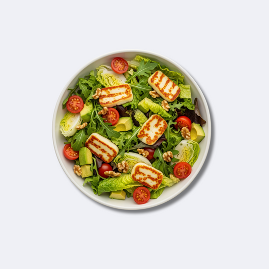 Halloumi & Avocado salad