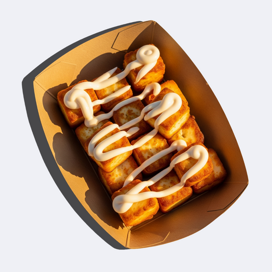 Halloumi bites classic mayo