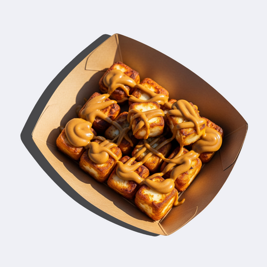 Halloumi bites lotus