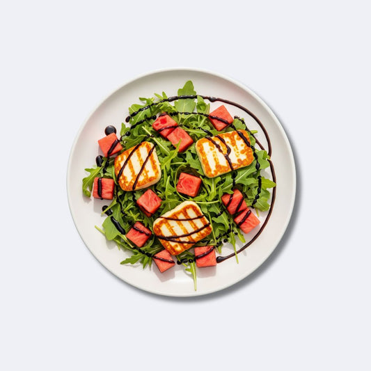 Halloumi & watermelon salad